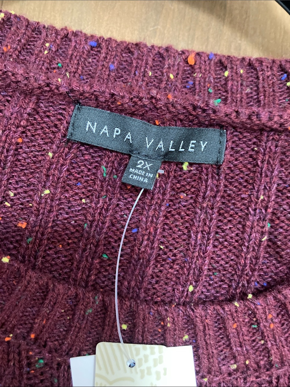 Napa valley pullover sweater size 2X - Picture 6 of 17